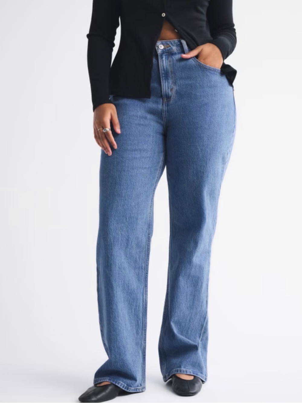 Abercrombie Jeans High Rise 90s Relax Curve Love